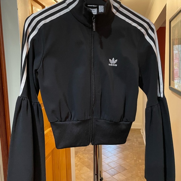 Adidas Women's Black Track Jacket - Picture 2 of 6